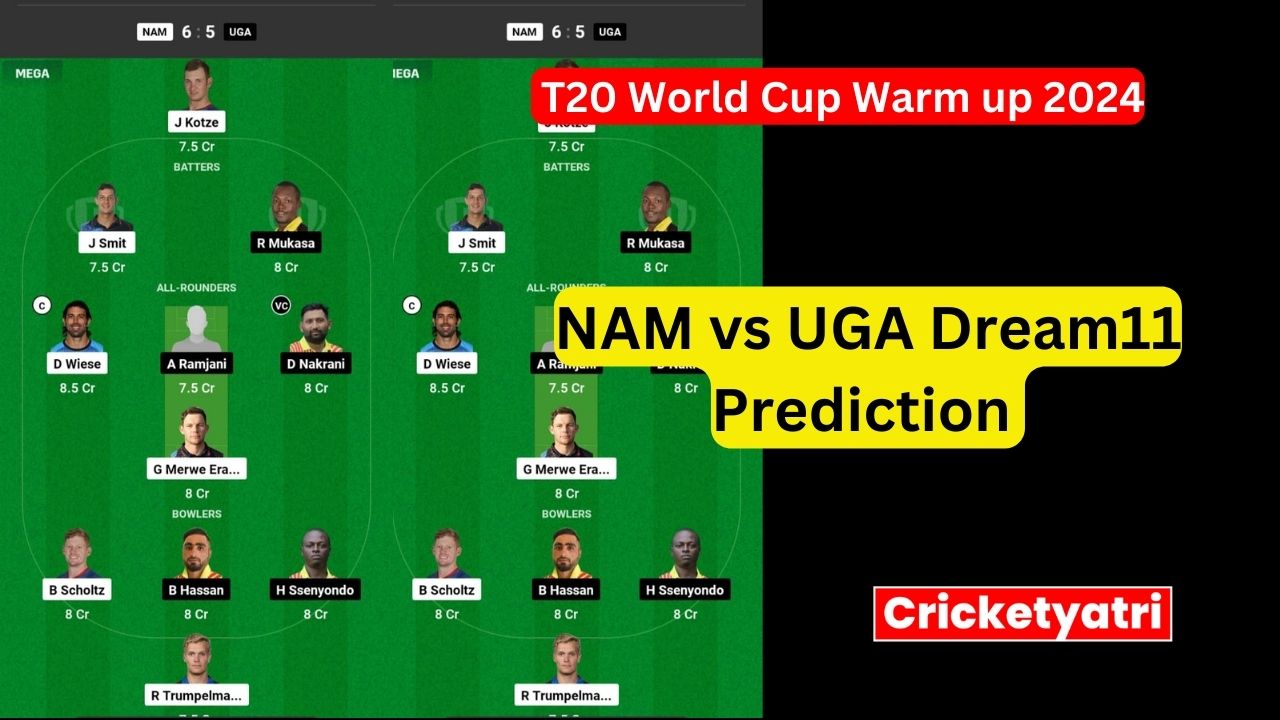 NAM vs UGA Dream11