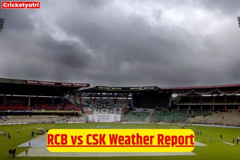 RCB vs CSK Weather Report