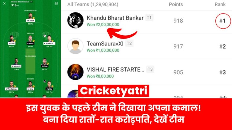 RCB vs GT Dream 11 Winner