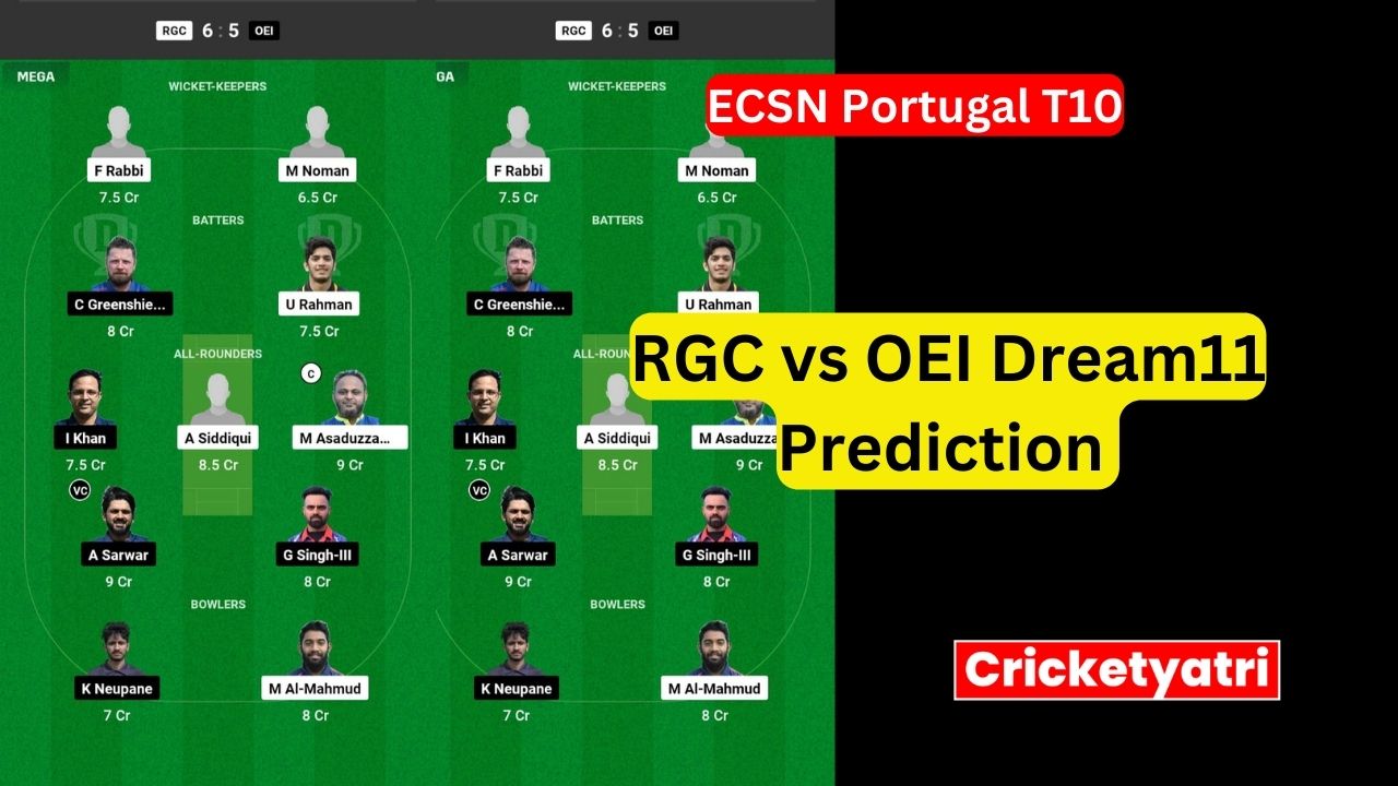 RGC vs OEI Dream11