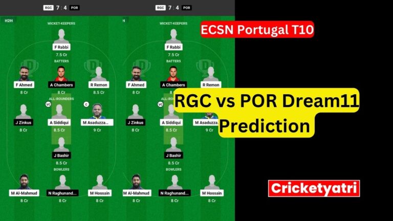 RGC vs POR Dream11