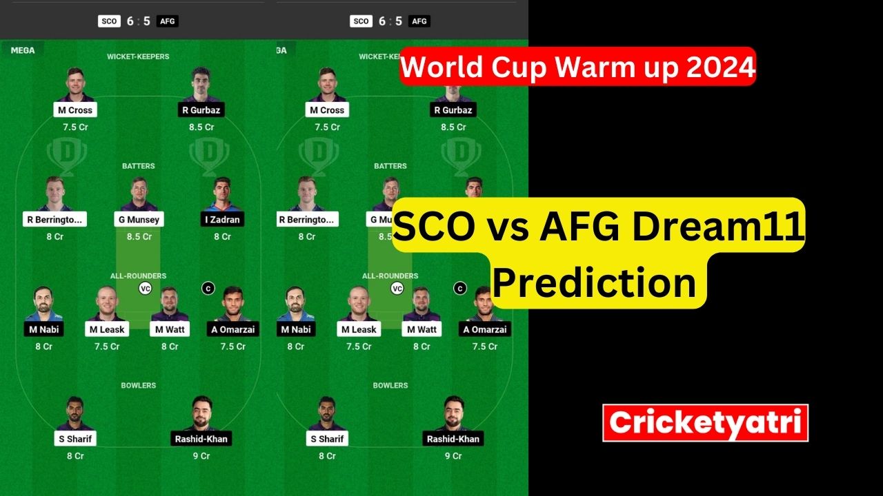 SCO vs AFG Dream11