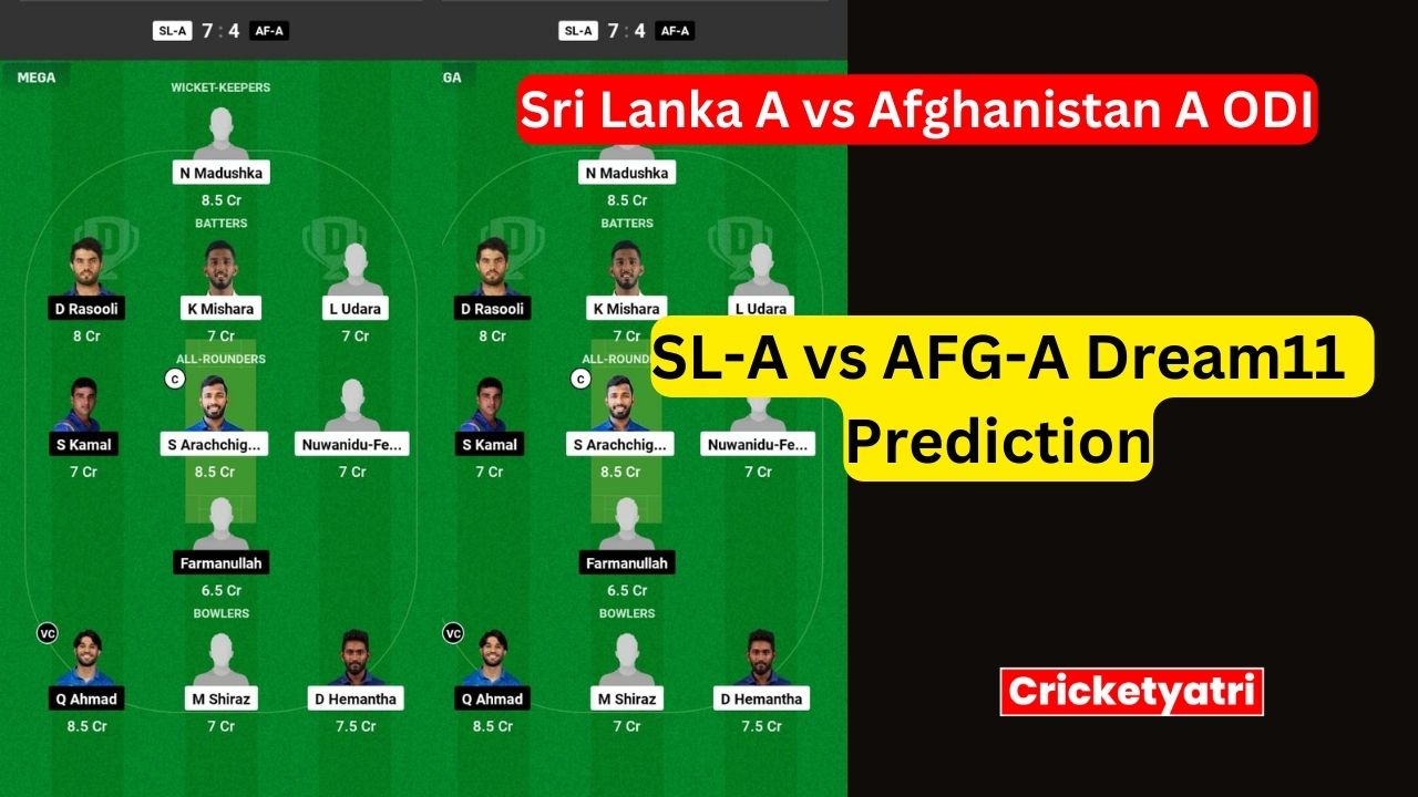 SL-A vs AFG-A Dream11