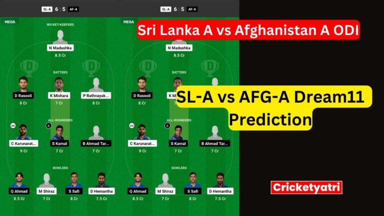 SL-A vs AFG-A Dream11