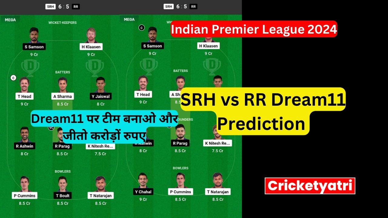 SRH vs RR Dream11 Prediction in Hindi, Qualifier 2, Fantasy Cricket ...