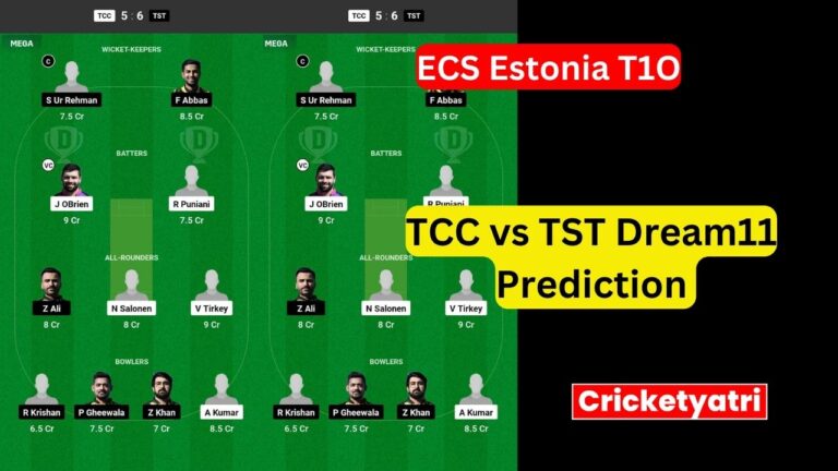 TCC vs TST Dream11