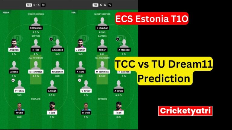 TCC vs TU Dream11