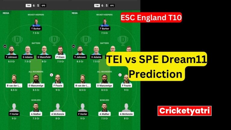 TEI vs SPE Dream11