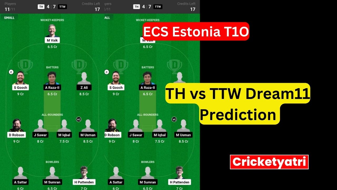 TH vs TTW Dream11