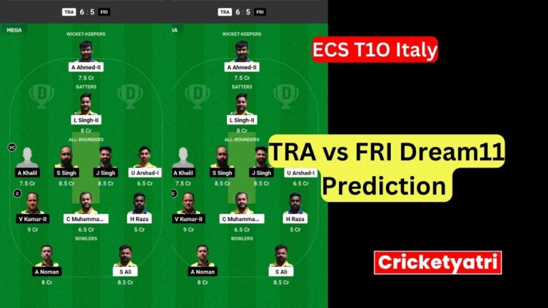 TRA vs FRI Dream11