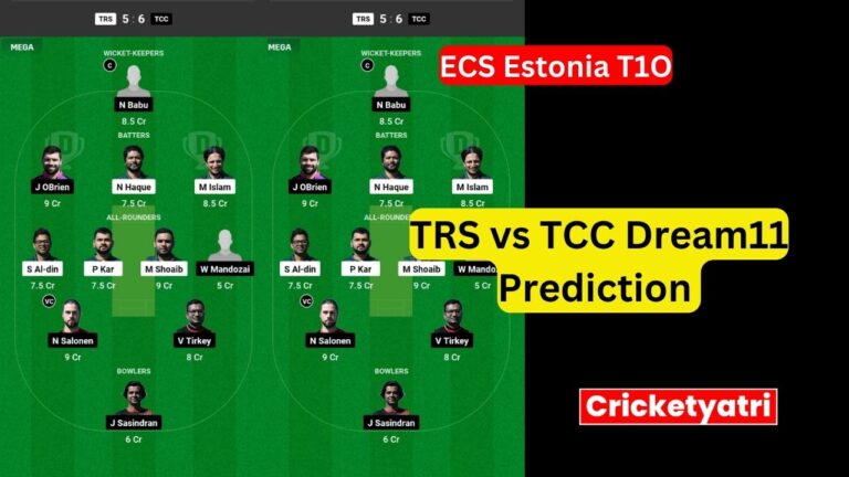 TRS vs TCC Dream11