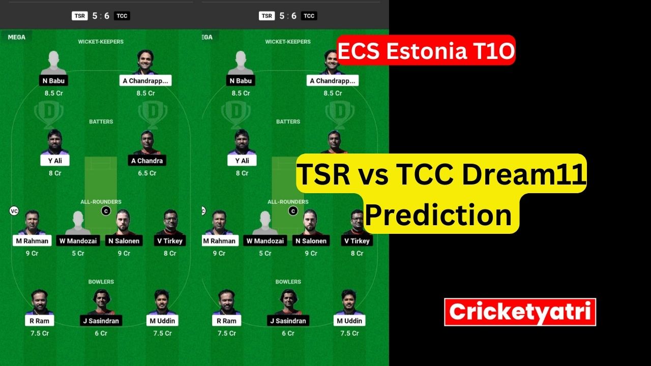 TSR vs TCC Dream11