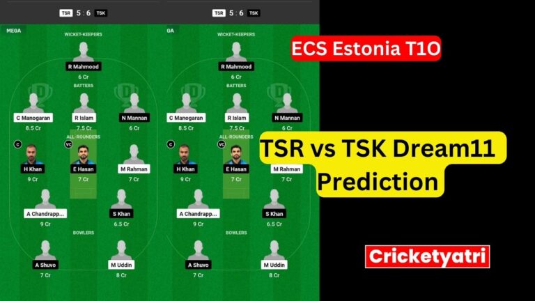 TSR vs TSK Dream11