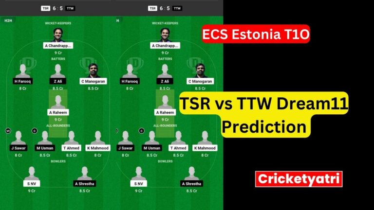 TSR vs TTW Dream11