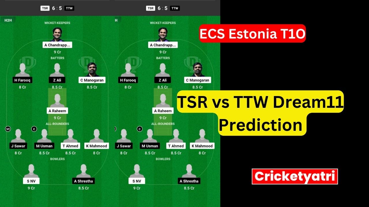 TSR vs TTW Dream11