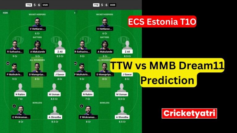 TTW vs MMB Dream11