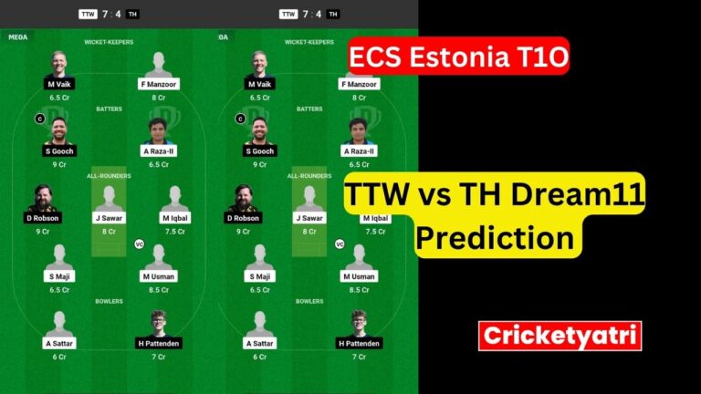 TTW vs TH Dream11