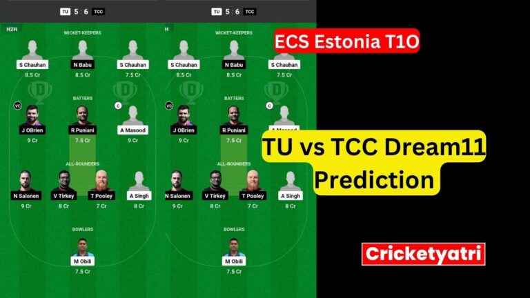 TU vs TCC Dream11