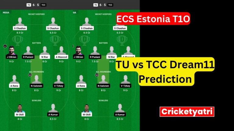 TU vs TCC Dream11