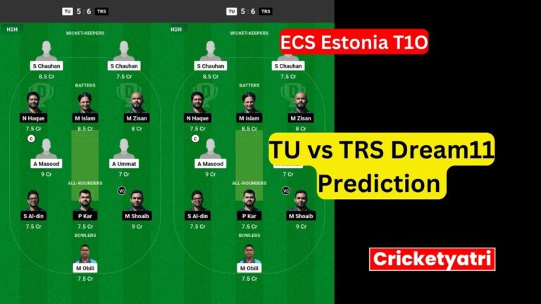 TU vs TRS Dream11