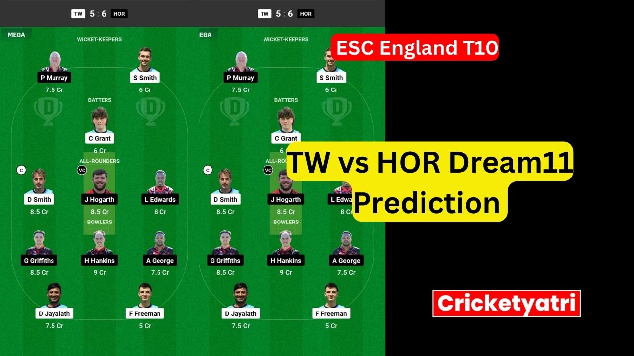 TW vs HOR Dream11