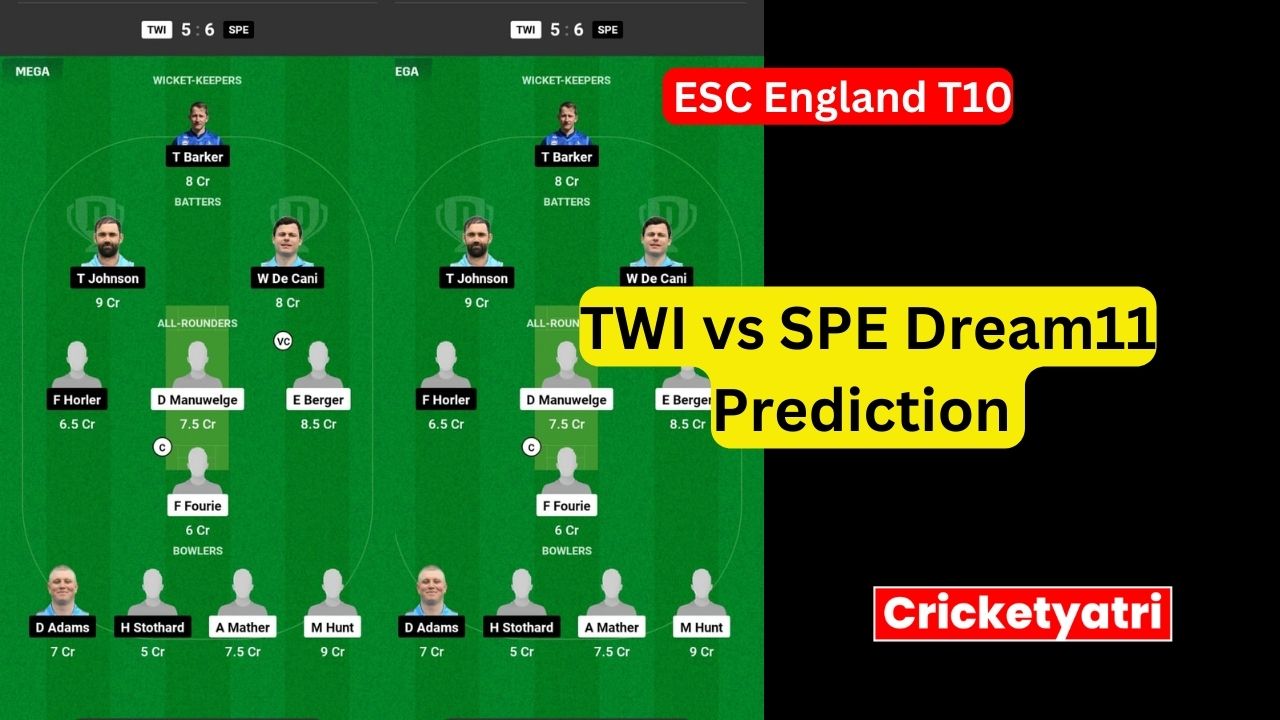 TWI vs SPE Dream11