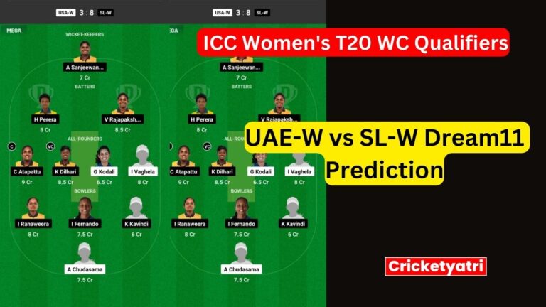 UAE-W vs SL-W Dream11