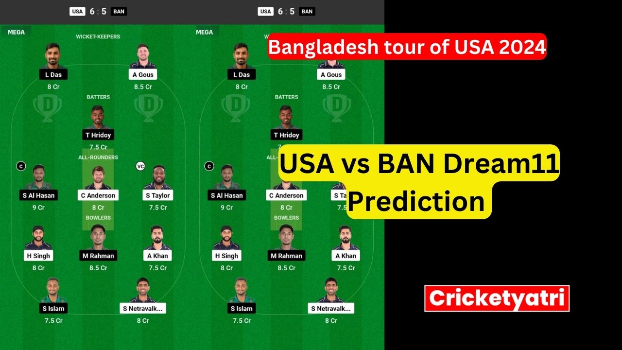 USA vs BAN Dream11