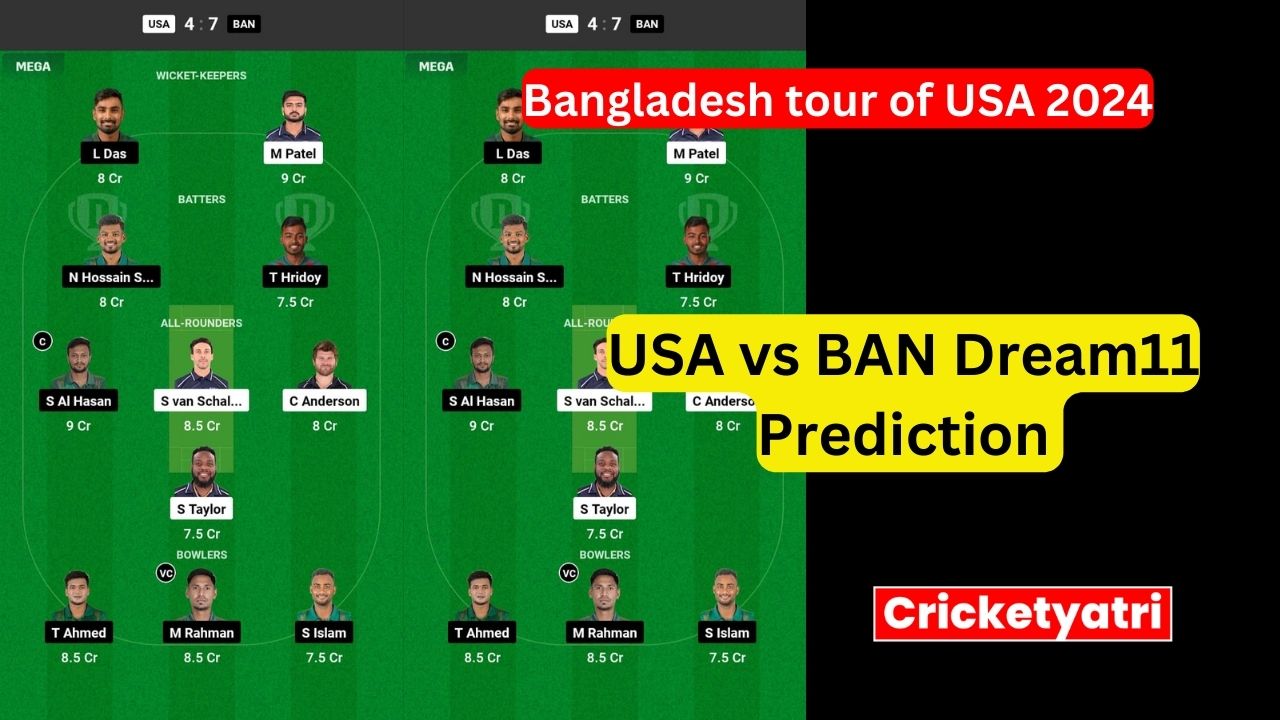 USA vs BAN Dream11