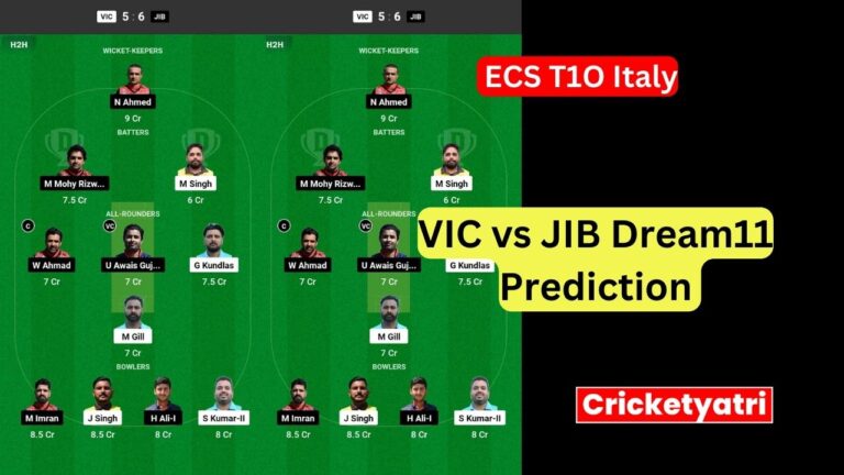 VIC vs JIB Dream11