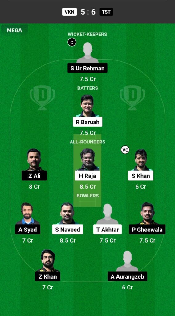 VKN vs TST Dream11