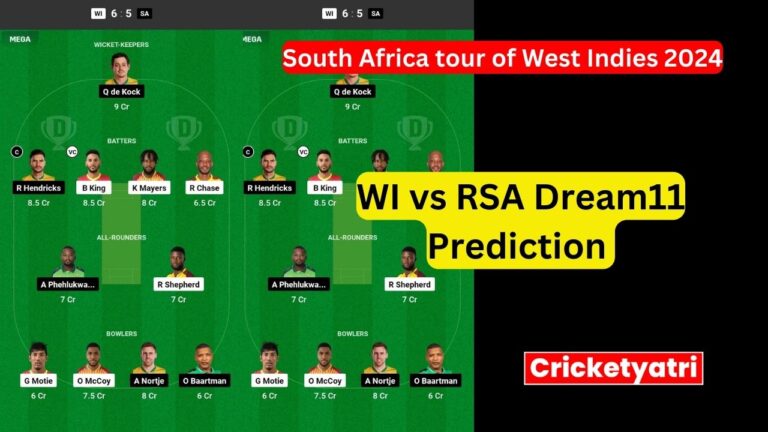 WI vs RSA Dream11