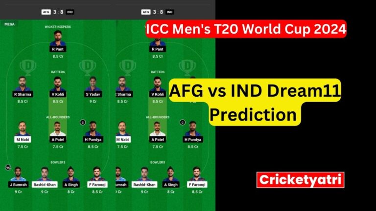 AFG vs IND Dream11