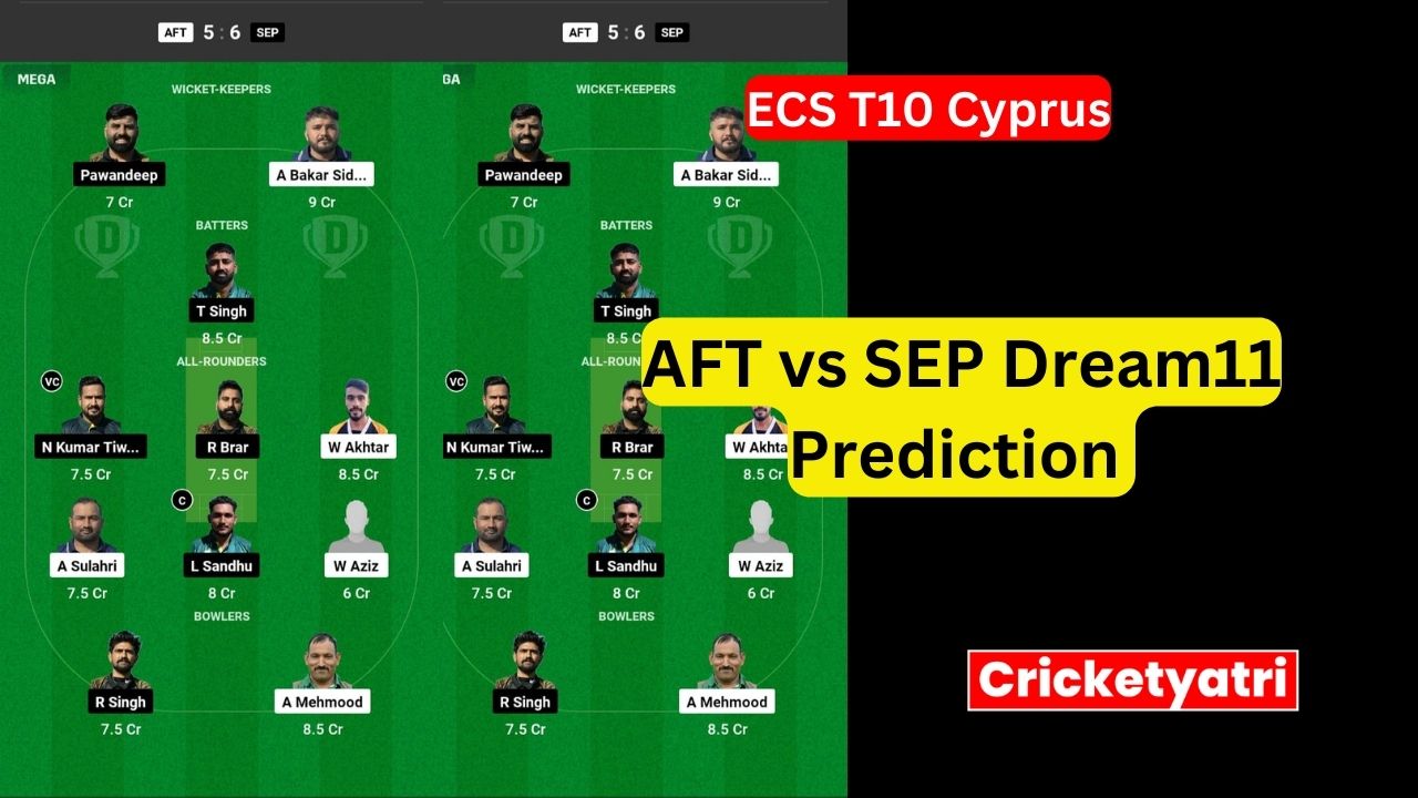 AFT vs SEP Dream11