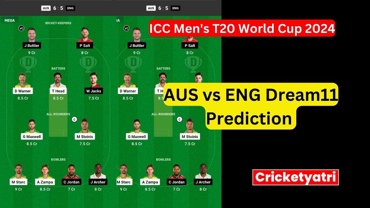 AUS vs ENG Dream11