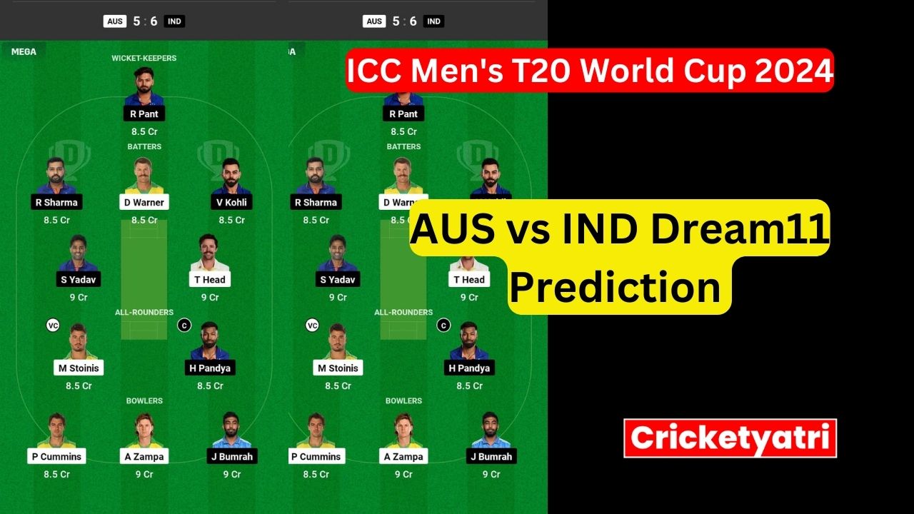 AUS vs IND Dream11