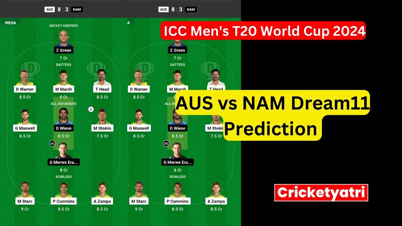 AUS vs NAM Dream11