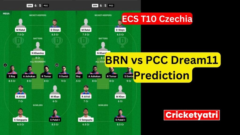 BRN vs PCC Dream11