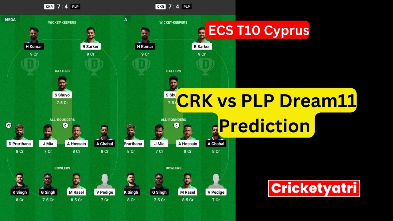 CRK vs PLP Dream11