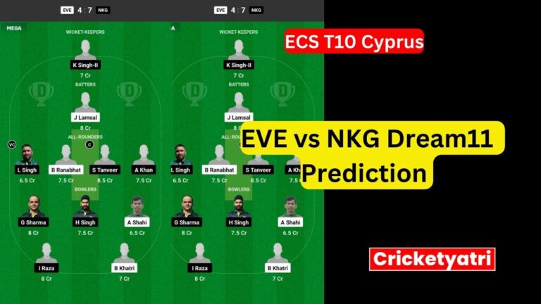 EVE vs NKG Dream11