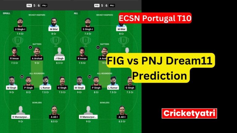 FIG vs PNJ Dream11