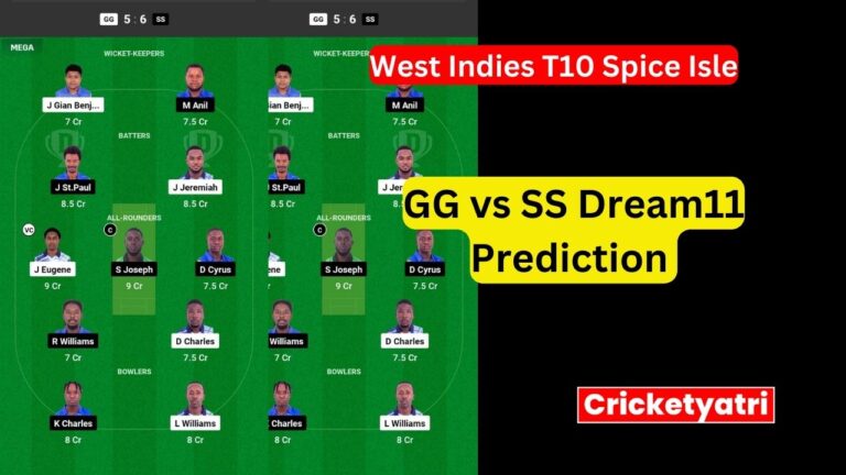 GG vs SS Dream11