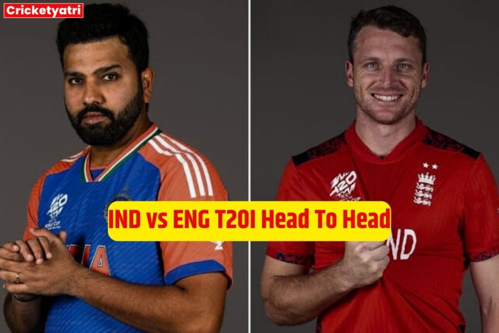 IND vs ENG T20I Head To Head