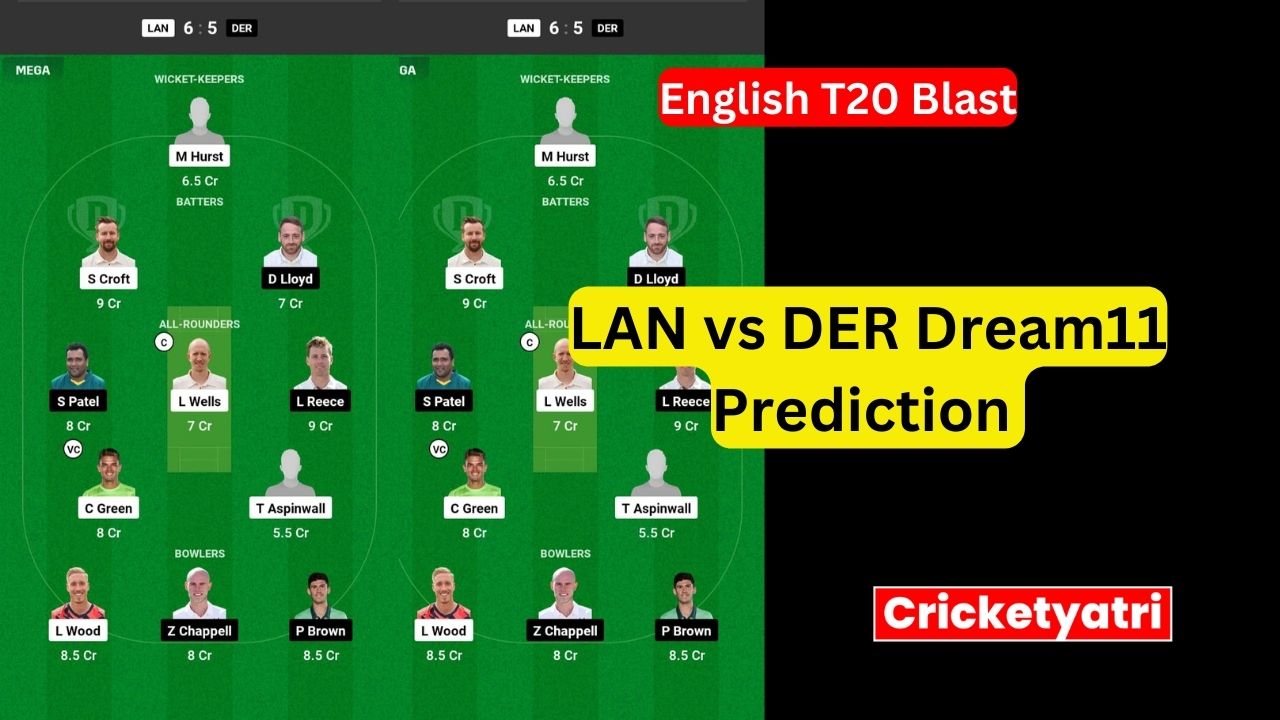 LAN vs DER Dream11