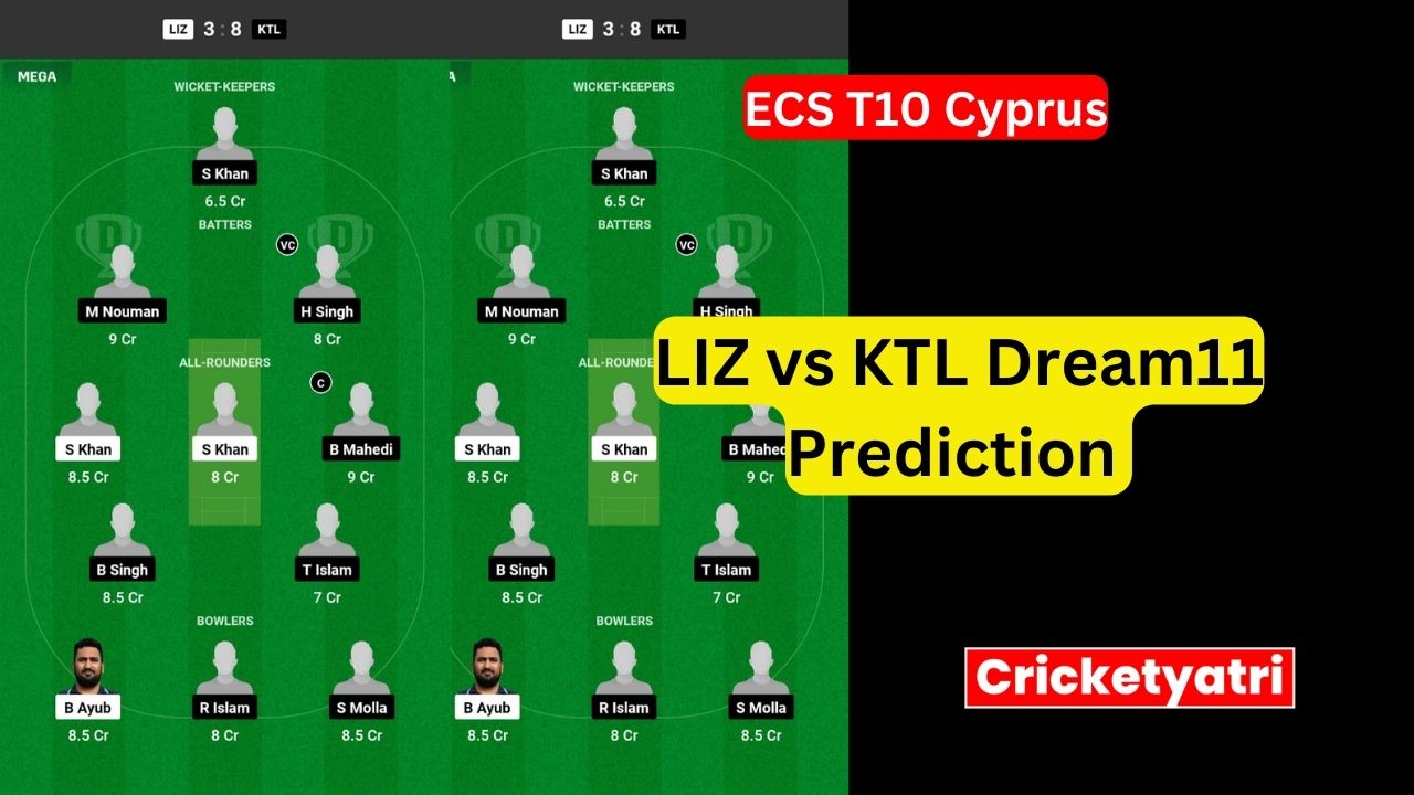 LIZ vs KTL Dream11