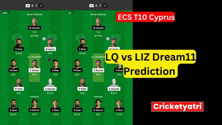 LQ vs LIZ Dream11