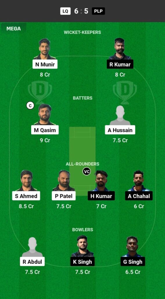 LQ vs PLP Dream11 