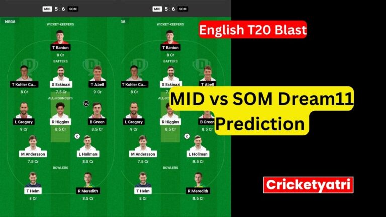 MID vs SOM Dream11