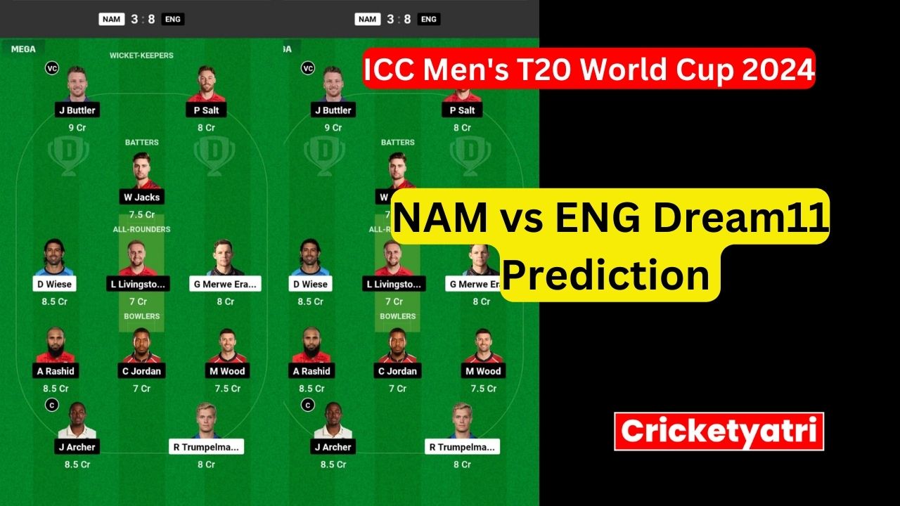 NAM vs ENG Dream11