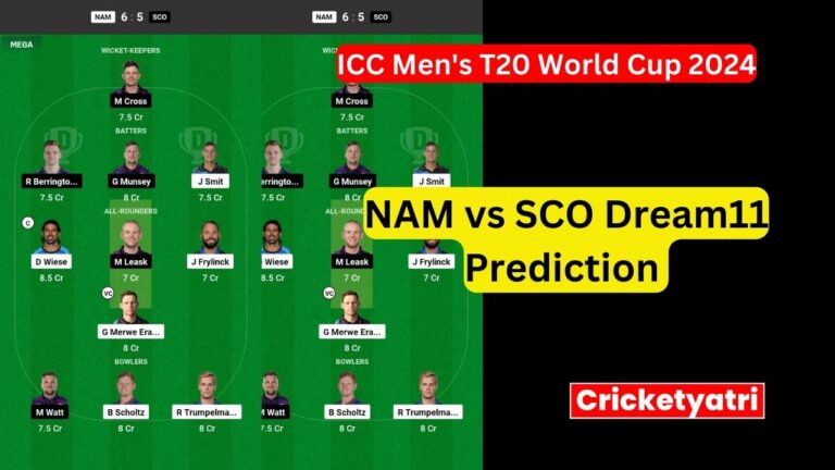 NAM vs SCO Dream11